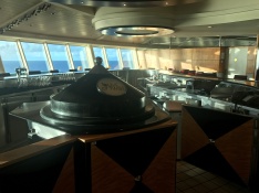 One of my favorite bars - Olive or Twist at the top of the ship. Awesome views!